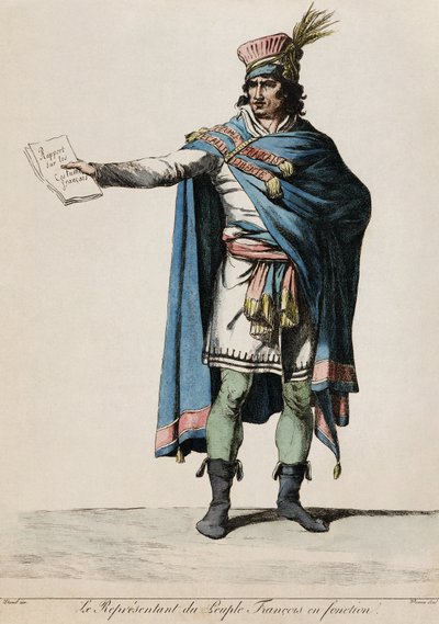 The Representative of the People François in Office by Jacques Louis David